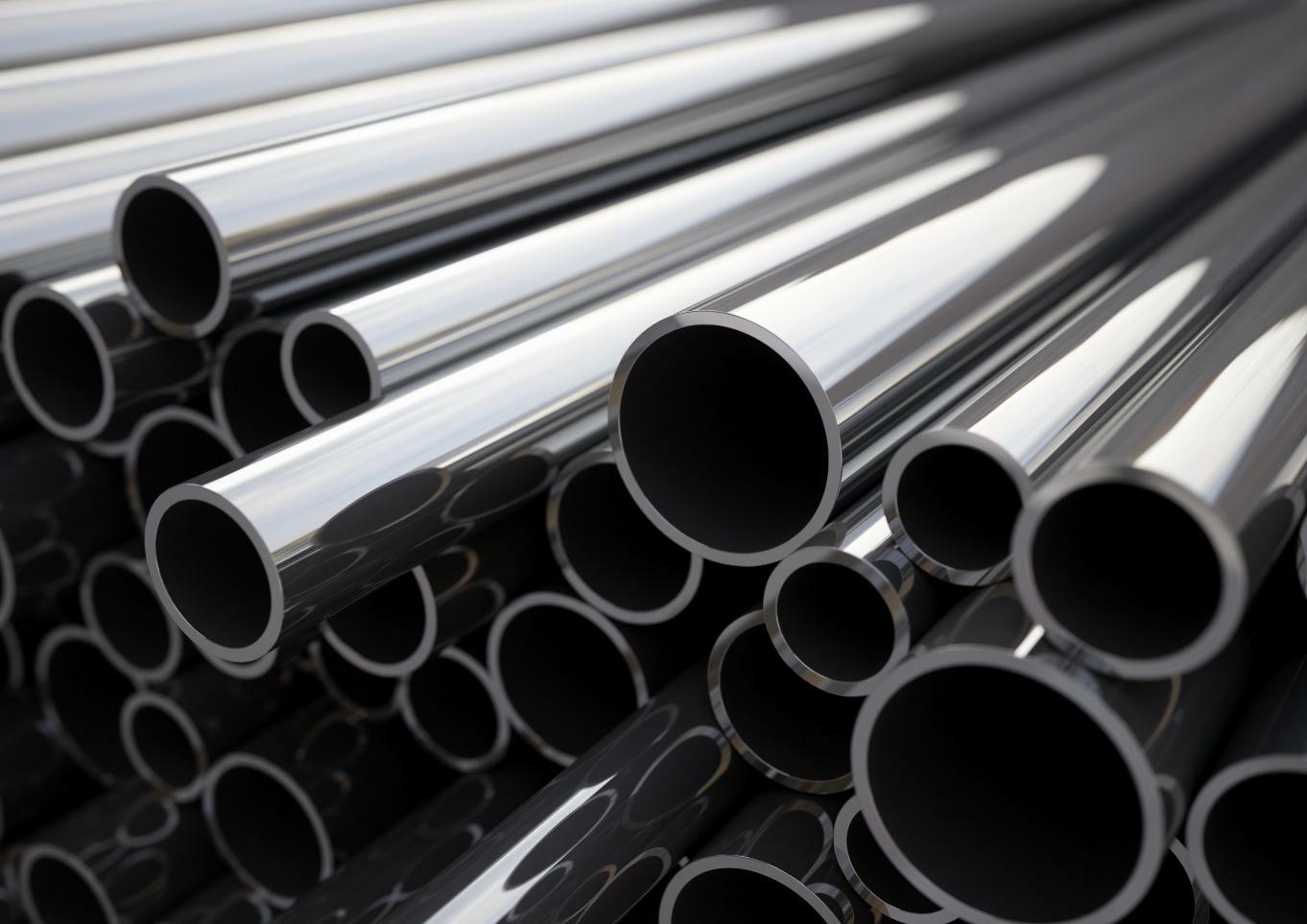 round, square, and rectangular  stainless steel tubing